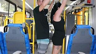 Yo, why rub your cock on her butt in public bus?