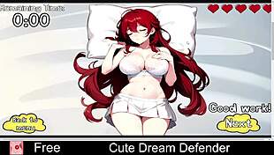 Cute Dream Defender In Hentai Game