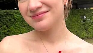 I paid this slutty librarian for a wild blowjob and titjob in doggy style. Total mobile POV madness!