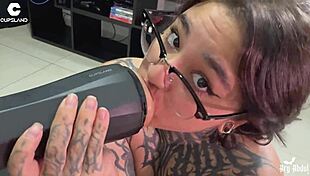 my step cousin masturbates with fleshlight