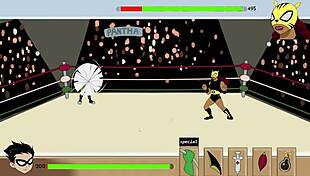 18TITANS PART 13 - JINX IN HENTAI CARTOON GAME ANIME ACTION!