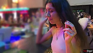 Escort picked up for anal sex and facial cumshot