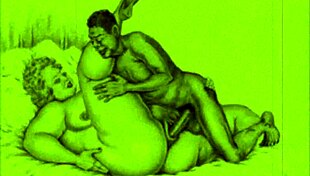 Vintage erotic drawings spark raw desire in retro anime style