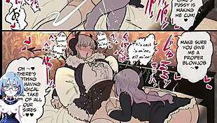 Handsome Futanari Monster Lady Dominates Novice Magical Girl in Wild Game