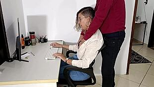 Smashing the Boss Hard on First Day at Office