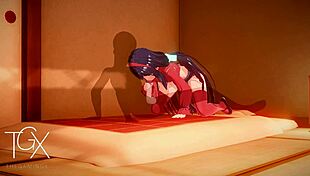 Anime Hentai Game: Mita Explores Sexy Positions and Blowjobs in 3D