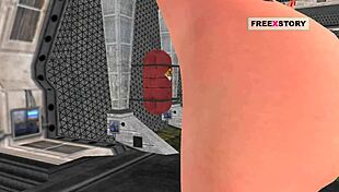 OMG, Animated 3D Cartoon Indian Girl Poses Sexually and Masturbates with Banana!