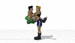Is Little Mac ready for intense bareback gay sex in the game?