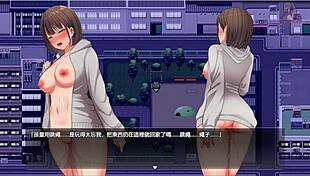 Night Walk 11 Park Exposure Bondage Play