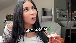 i did my first anl casting with this 18yo petite latina teen from colombia in pov