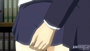 Hentai - 18Yo Schoolgirl In Uniform Caught Fingering And Masturbating In School Uncensored