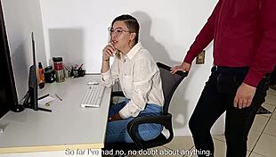 Smashing the Boss Hard on First Day at Office