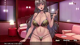 St Yariman's Little Black Book Ep 2: Elis Route Oils Up Old Man's Monster Cock.