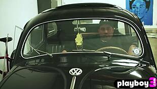 Alexandra Tyler poses outdoor, showing her big tits 😘