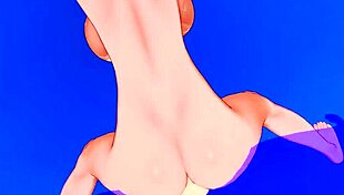 uraraka gets footjob and creampie in my hero academia hentai