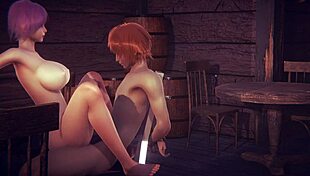 i watched tanami in cosplay gettin blowjob an fucked in da tavern, uncensored hentai with cum an futanari lick!