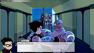 i'm watchin 18titans episode 54 with terra, it's so hot