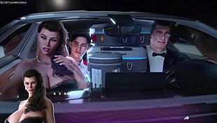 Unhappy stepmom in 3D hentai game