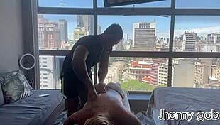 Relaxing Massage Session With Tattooed Blonde Luxx