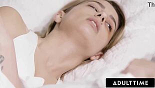 Teen watches Aidra Fox and Kristen Scott in private intimate scene