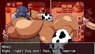 टैन्ड नत्सुकी की प्रेग्नेंट चूत मिल्किंग मशीन से स्क्वर्ट हentai गेम में