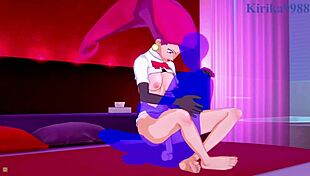 Lillie and jessie musashi have intense sex in pokemon hentai