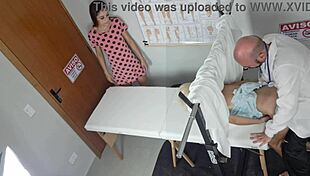 Stepmom Takes Stepdaughter to Naughty Gyno Exam in Anime