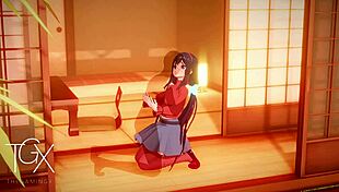 Anime Hentai Game: Mita Explores Sexy Positions and Blowjobs in 3D