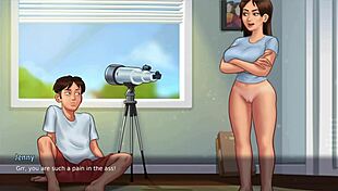 स्टेप सिस की चूत चाटी समरटाइम सागा में