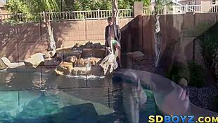 Watch this twink toy his ass and cum