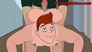 cartoon gay pervert in the forest adventures