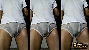 alejandro mistral gay erection in white underwear