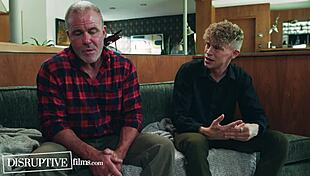 twink asks his stepuncle about inheritance while getting ass licked and deepthroated?