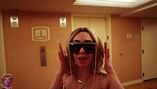 queen of hell and gibby the clown fuck after disco party 😈