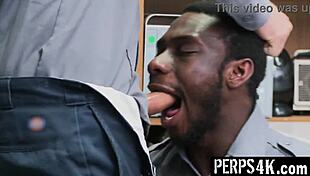 ugh, this gay officer totally fucks the twink as punishment for stealin’ at perps4k!
