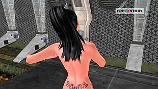 3d cartoon indian bhabhi masturbating with banana