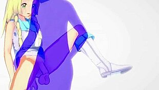 Lillie and jessie musashi have intense sex in pokemon hentai