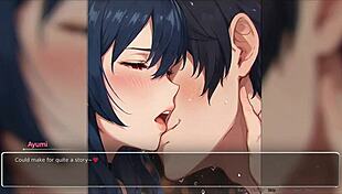 bluring the walls romance hentai game ep 4 exhibitionist gf confess, fat curvy tits in sexy outfit