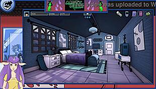 danny phantom amity park redux part 43 with redhead character in anime style.