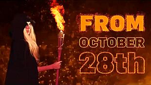 Blonde Witch Veronica Leal Endures Ritual Anal Fuck And Deepest Throat On Halloween