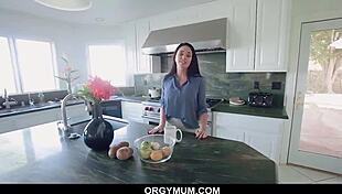 Hot Milf's Big Tits Grabbed Hard by Step-Son in Wild Scene