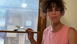 stepmom continues sucking and fucking huge cocks in outdoor pov scenes