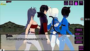 hg demons damsels feel intense emotions with mythical milf