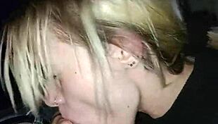 Sexy girl, why are you sucking that dick in the truck?