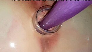 Wow, her anal fetish finally happens with chair penetration!