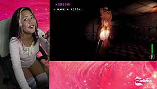 OMG! Big Tiddy Bitch Chiku Hunts Me in Fap Nights at Frennis Exotiqfox FNAF Hentai Game Part 3!