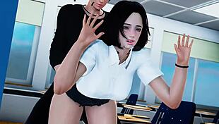 All sex scenes from the game - family at home 2 part 2!