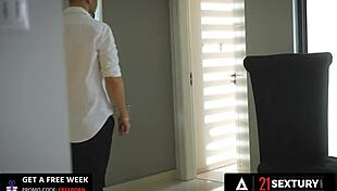 stunning babe sasha rose handles a huge dick in her tight ass