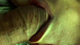 She Sucked My Cock Head and Hairy Balls with Sloppy Passion