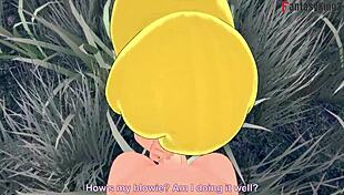 Tinker Bell Grows Up and Gets Fucked in Forest While Fairy Watches